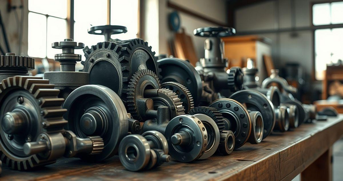 Componentes industriais: fornecimento confiável para linhas produtivas Componentes industriais: fornecimento confiável para linhas produtivas