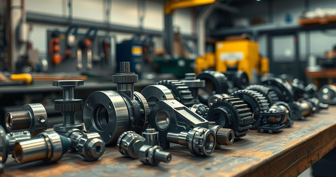 Peças usinadas de precisão para alta performance em projetos industriais